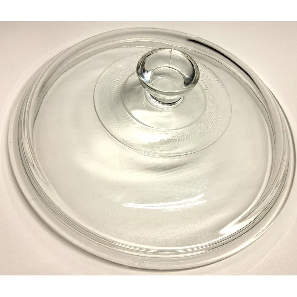Pyrex Clear Glass Round Replacement - Lid Only #406 7.25
